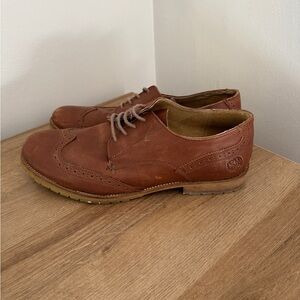 Steve Madden Brown Leather Men's Oxford Shoes